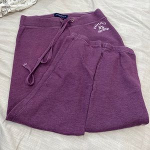 aeropostale purple joggers
